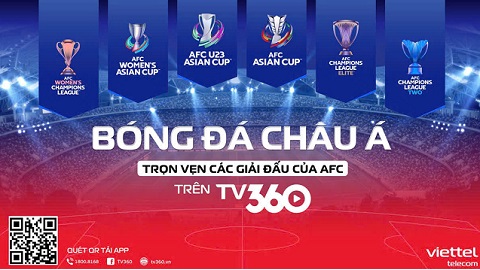 TV360 sở hữu toàn bộ bản quyền AFC tại Việt Nam trong 4 năm 